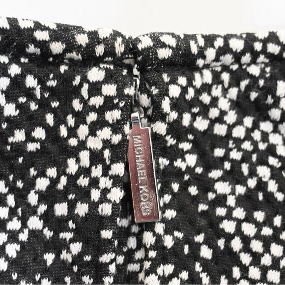 Michael Michael Kors Womens S Jacquard Flounce Fit and Flare Dress NEW - Picture 8 of 11